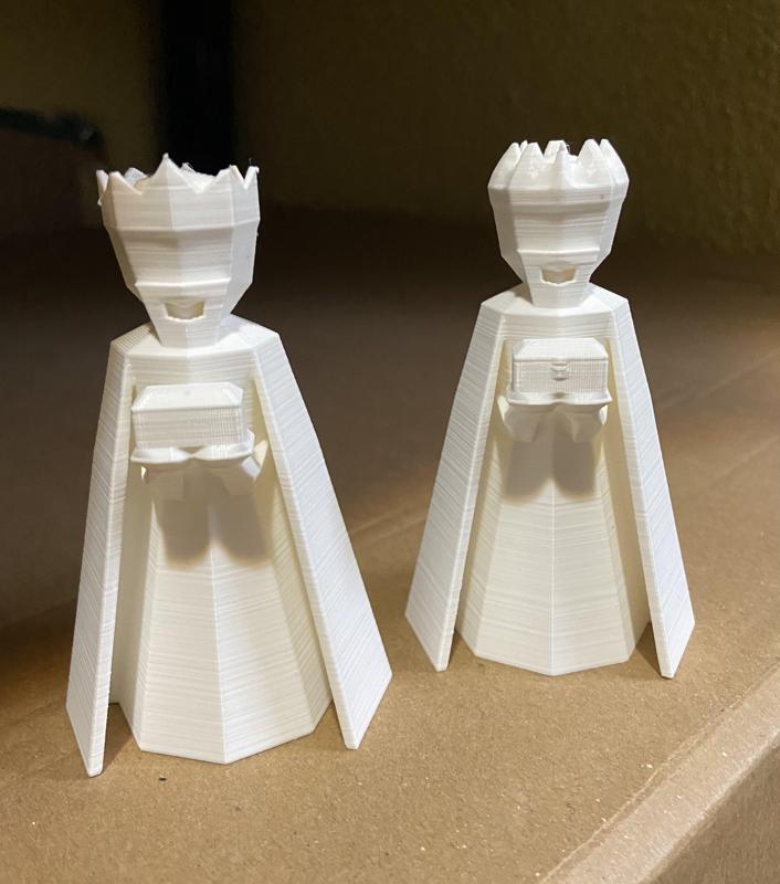 Three kings of the east low poly