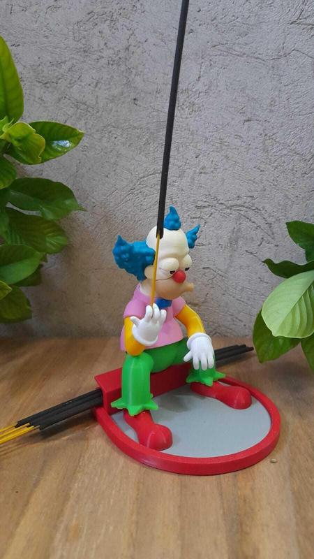 Krusty The Simpsons scented incense holder