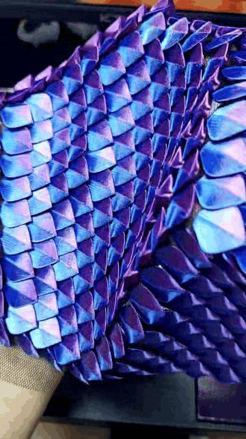 Ao Run cosplay dragon scale fabric