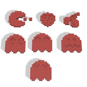 PACMAN FIGURE CUTTERS X7 DESIGNS