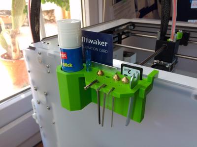 Ultimaker 2+ Tool & Nozzle Holder (Left Hand Side)