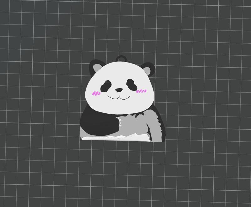 Panda pendant (Huahua)