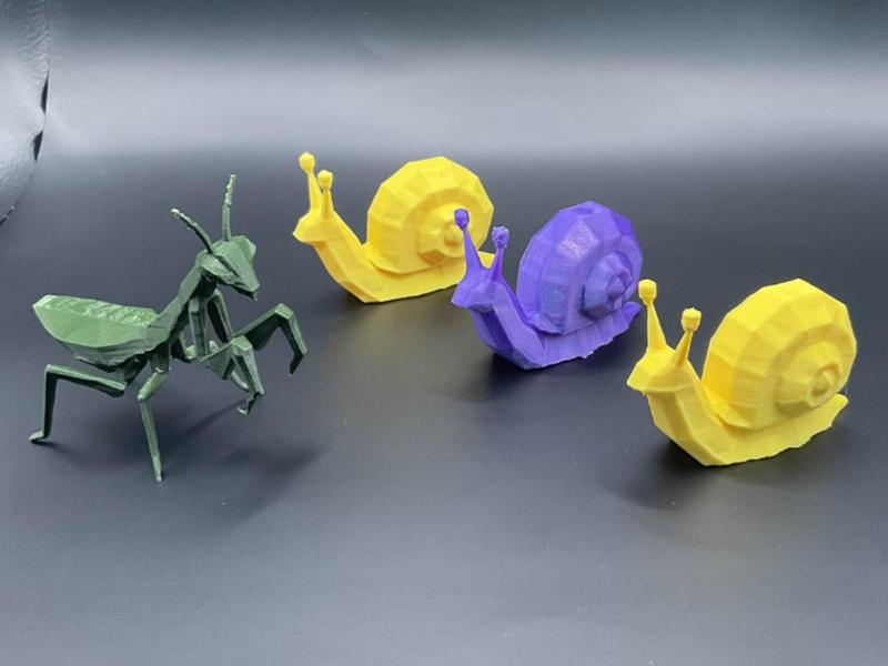 Low poly Praying Mantis