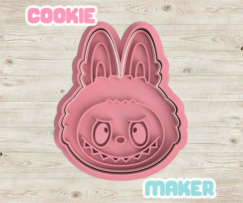 Labubu cookie and dough cutter - Animal Cookies - Cookie Maker