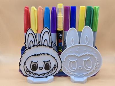 Labuba La Bu Bu La Boo Boo Heads Coloring