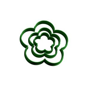 flower five petals cookie cutter - flower five petals cookie cutter - flor de cinco petalos