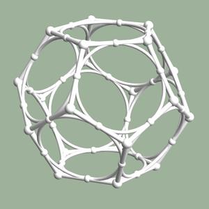 Dodecahedron with Midcircles