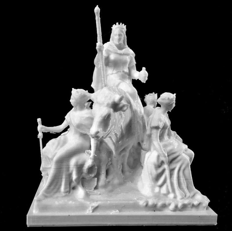 Europe Group, part of the Albert memorial in South Kensington, London