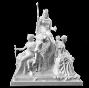 Europe Group, part of the Albert memorial in South Kensington, London