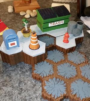 Hex Terrain City Set 1