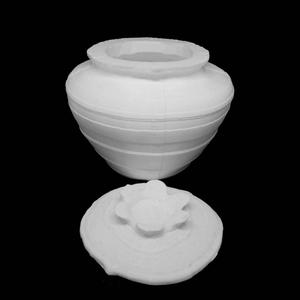 Covered bronze fou at The British Museum, London