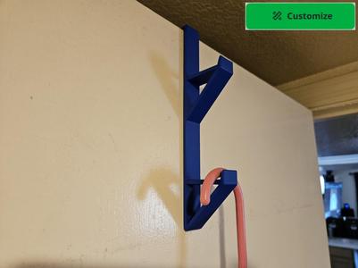 Door Hook Double - Customize or ready print