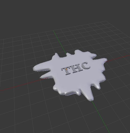 thc cannabis decoration