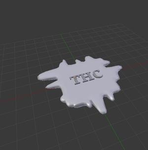 thc cannabis decoration