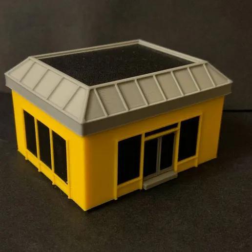 Convenience Store building team yankee terrain cold war 15mm