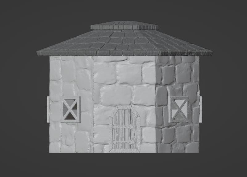 Small Dwarven Building ( 28mm Scale )
