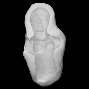 Mold for female figurine