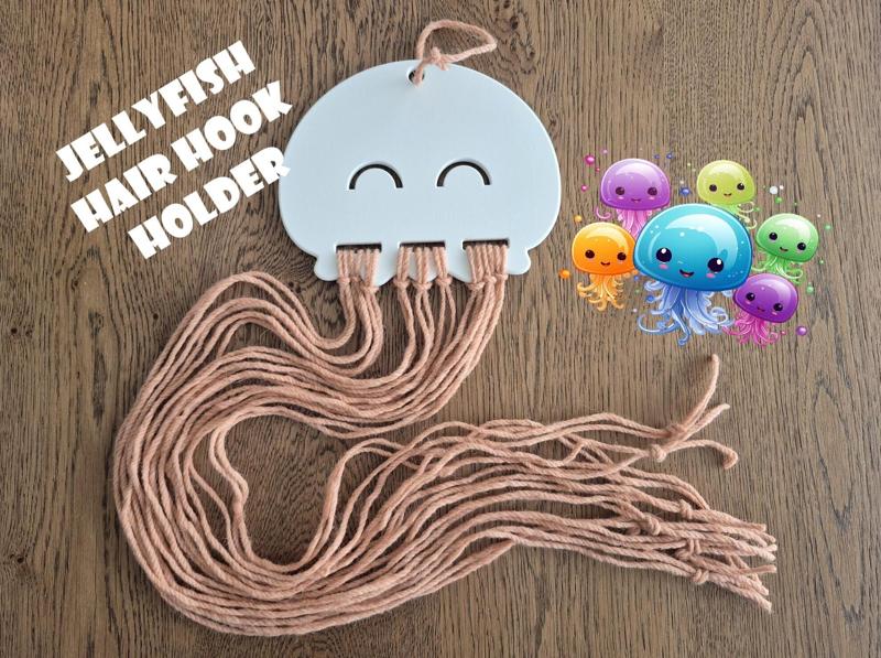 Jellyfish hair hook holder - Commercial use
