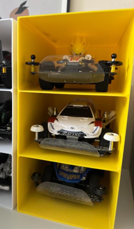 1:32 Model Car Storage Box, Mini 4WD Storage Box, Tall, 3 Layers, Each Layer 7.5cm High