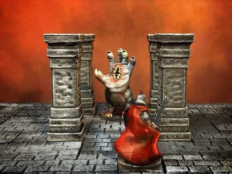 ScatterBlocks: Tall Stone Pillar (28mm/32mm scale)