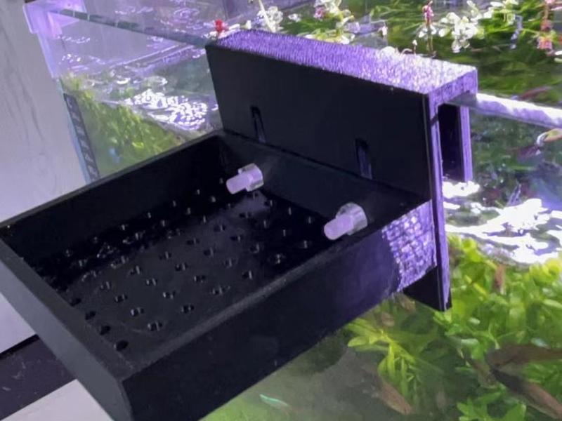 Aquarium Dry and Wet Separation Filter Bag Bracket Sliding Adjustment