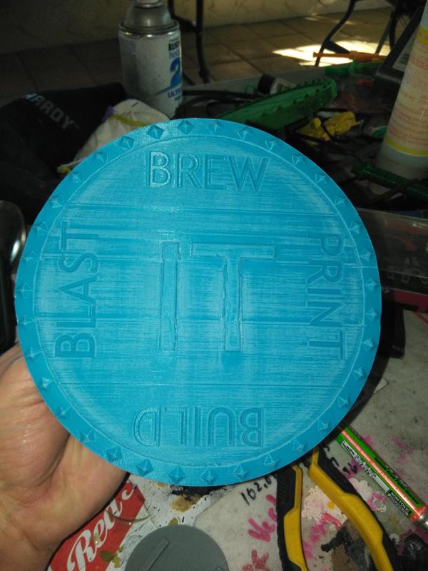BREW IT PRINT IT BUILD IT BLAST IT CUSTOM SHIELD