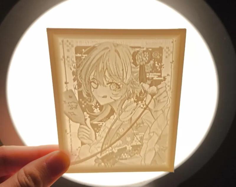 【Genshin Impact】Lumine New Year Lithophane