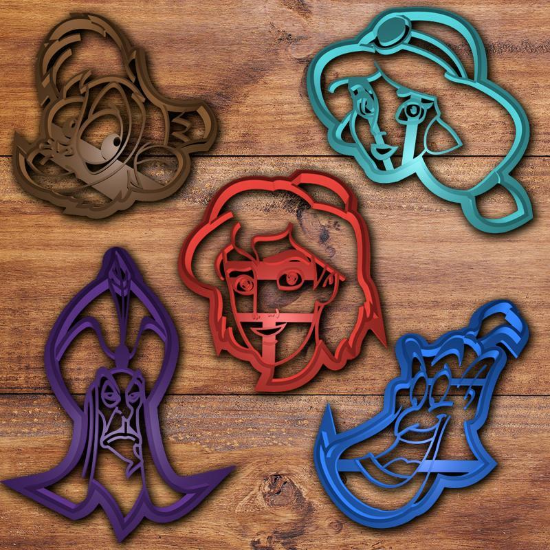 Disney Aladdin cookie cutter set