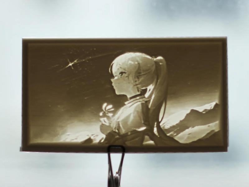 Frieren Night Scene Lithophane