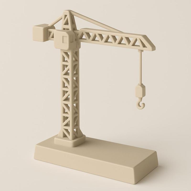 Tower Crane – 3D Printable Construction Landmark