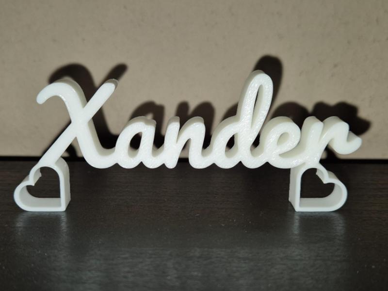 Xander Name Sign Display Decor