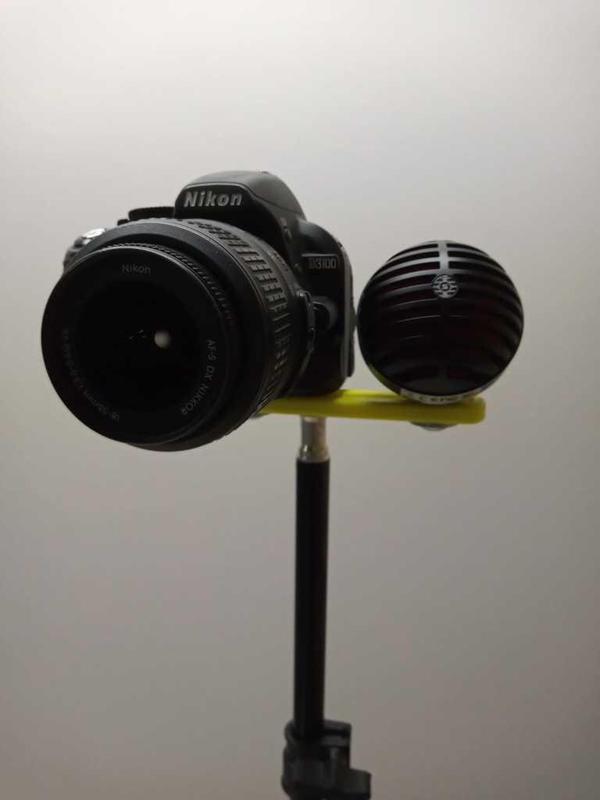 Support, holder tripod for microphone and webcam STEREO