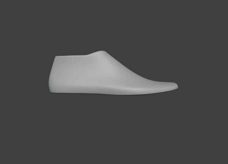 Women Sandal Slipper Shoe Last 3D STL T-Shape