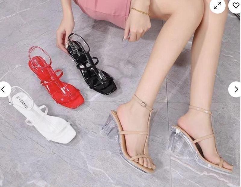 High Heel T Shape Sandal 2.5inch Heel 3D STL