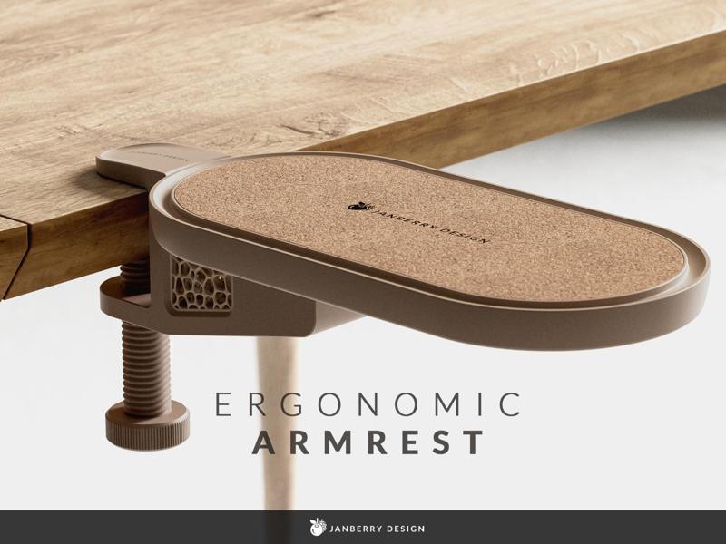 Ergonomic Armrest for Office Desk