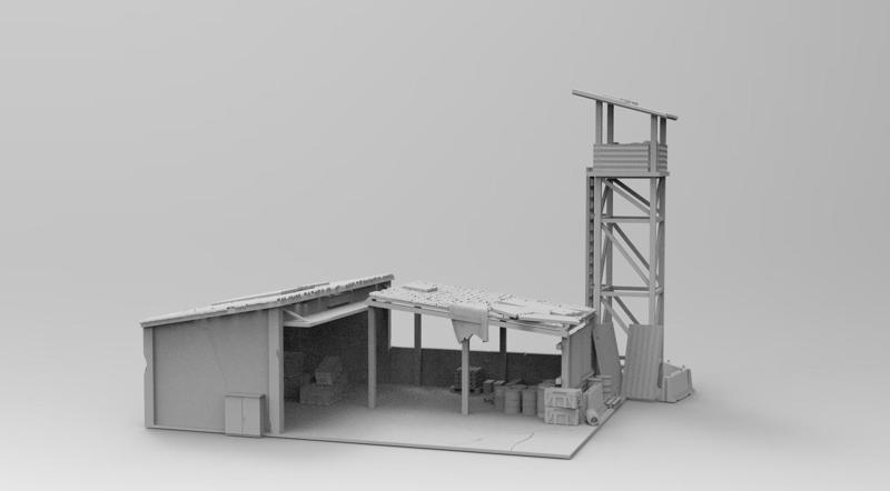 Supply Depot Diorama