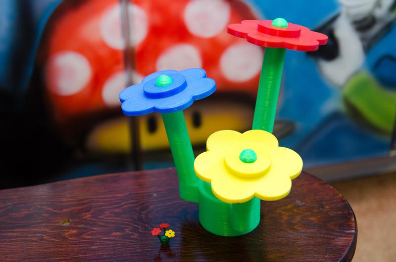 Lifesize Lego Flowers