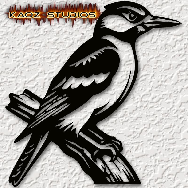 woodpecker wall art wood pecker wall decor 2d art bird