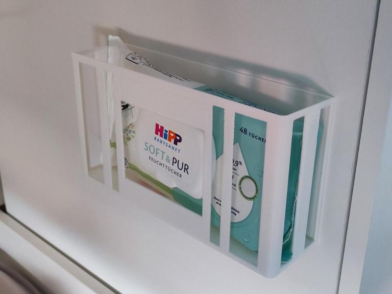 Wet wipes wall mount