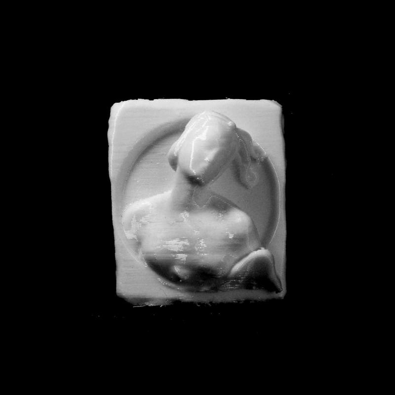 Medallion Bust of a Woman at The Musée des Beaux-Arts, Lyon