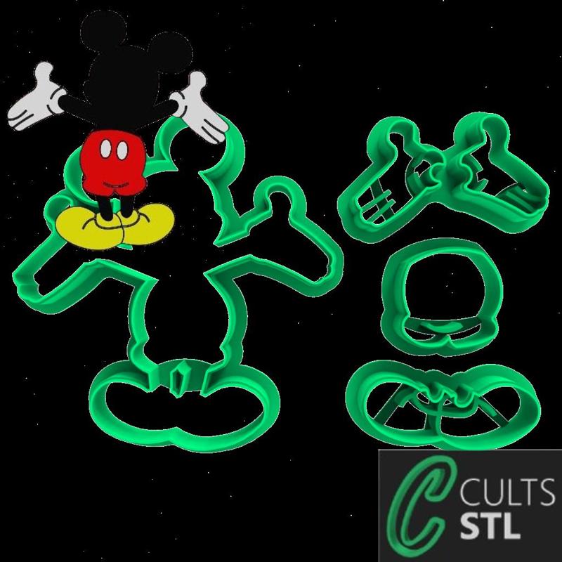 CORTADOR MICKEY DE COSTAS - 6cm