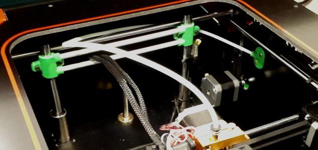 Anycubic 4Max Kabelführung Extruder / Cable routing extruder
