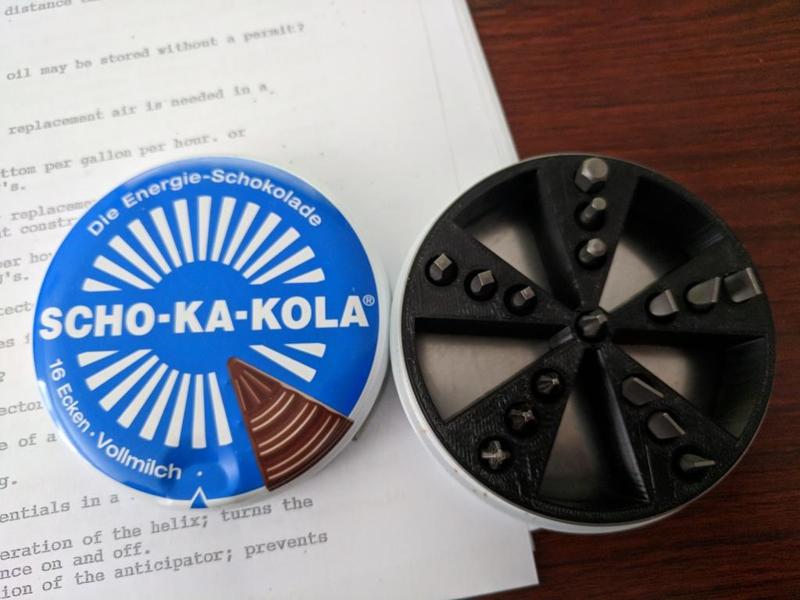 Scho-Ka-Kola Screwdriver Bits Holder