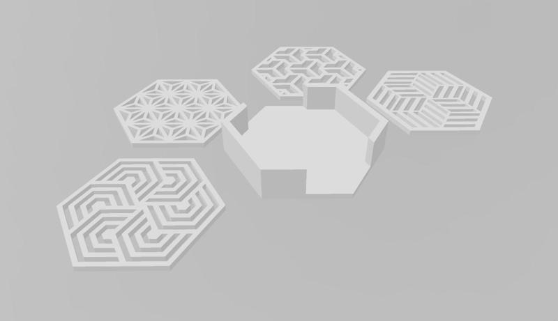 Hexagonal Coasters