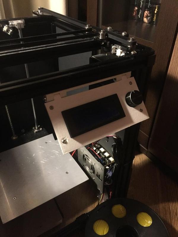 Ender-4 adjustable LCD holder