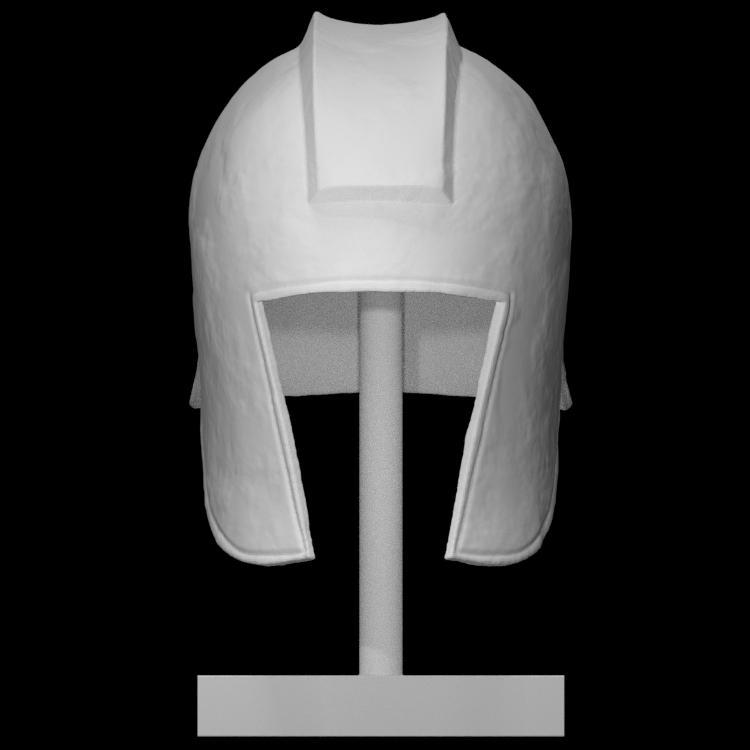 A Greek bronze Illyrian helmet