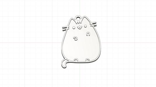Pusheen Kitty Pusheen Keychain - Pusheen Cat