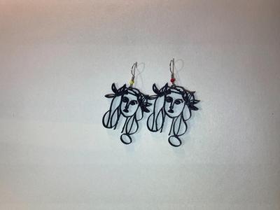 Picasso War and Peace Earrings Wall Decor