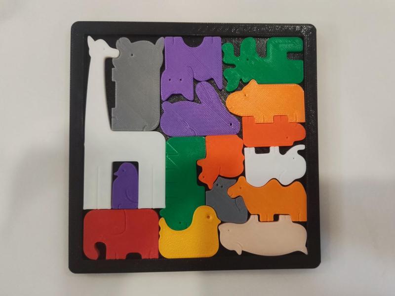 Extremely challenging animal puzzle