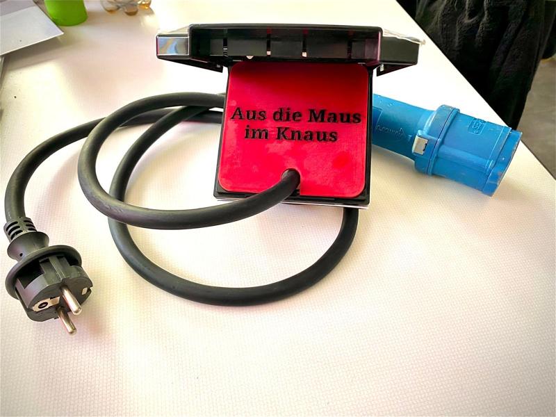 Double cable gland Knaus/Weinsberg